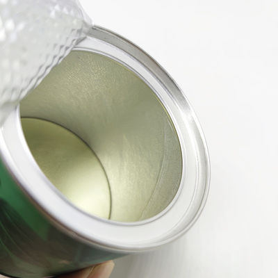 Eco Friendly Food Grade Composite Aluminum Foil Liner Airtight Paper Tube Cans for Bakery Cafe Power Cookie Chocolate Snacks