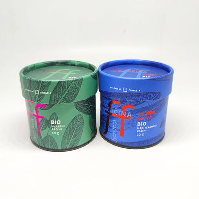 Find Similar Easy Open Aluminum Lid Customized Size Printed Logo Cylindrical Round Packaging Paper Cardboard Tube For Protein Powder / Coffee