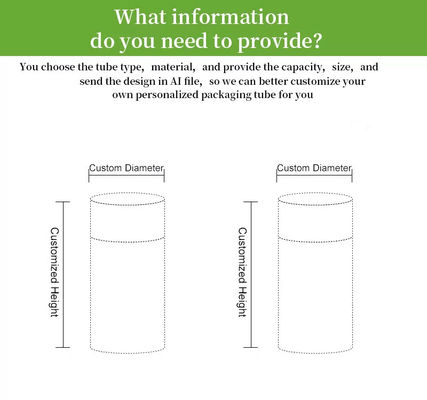 Custom Printing Paper Composite Cans Food Grade Round Tube Packaging