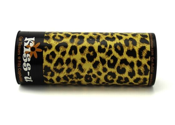 OEM Labeling Tissue Paper Tube Packaging With Recyclable Strech Cap Cardboard Cylinders
