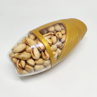 Small Candy Nut Food Grade PET Plastic Packing Jar With Pop Top Lid