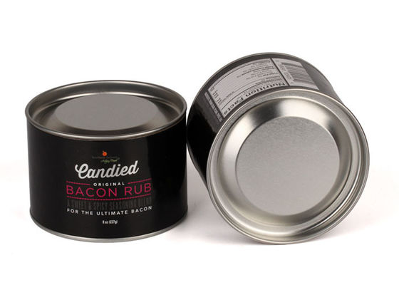 Salt Paper Canister Packaging Biodegradable Cans 16mm - 150mm Diamater
