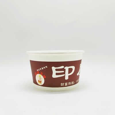 Disposable Paper Bowl 7Oz 24Oz 750Ml Microwavable Kraft Round Lunch Box