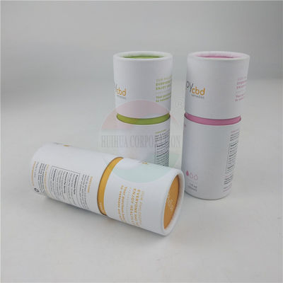 Factory 83.3mm Cosmetic Kraft Paper Tube Box Perfume Essential Oil Tincture Paper Tube