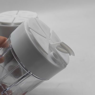 Kitchen Plastic Pet Container For Spices Salt Shaker Jars Herb And Spices Flip Top Shaker Bottles