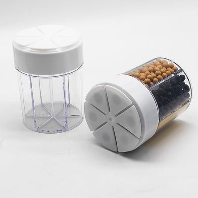 Kitchen Plastic Pet Container For Spices Salt Shaker Jars Herb And Spices Flip Top Shaker Bottles