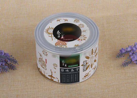 Luxury Cardboard Paper Tea Canister Paper Cans Packaging For Food Eco - Friendly