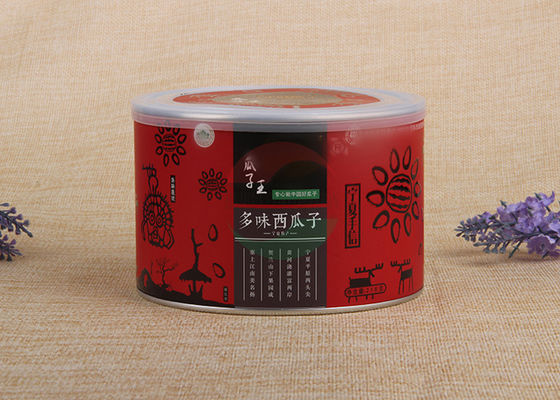 Nuts / Candy / Cookies Packaging Paper Composite Cans Customized Size Recyclable
