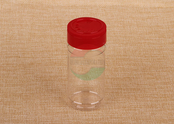 SGS FDA Empty Plastic PET Can With Screw Cap For Salt / Spices And Food