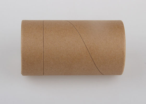 Brown High Grade Paper Cans Packaging Empty Kraft Paper Cylinder Containers For Craft