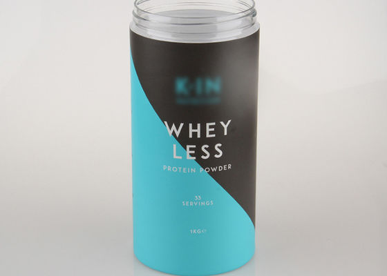 Composite Paper Tube Packaging With Plastic Jar Cream / Powder Packaging