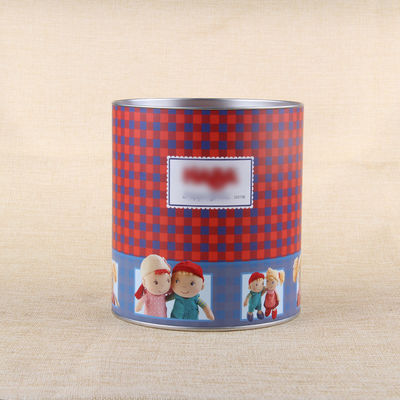 Mini - Toy / Milk Powder Paper Composite Cans Food Grade Big Baby Canister