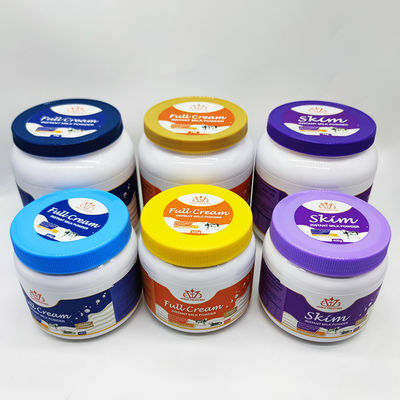Wide Mouth PET Plastic Food Grade Milk Powder Jar With Lids And Label For Whey Protein Powder Package
