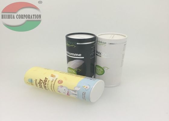 Tin Can packaging With Plastic Shaker Top Lids / Cardboard Paper Tubes