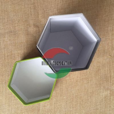 Customized Cardboard Hexagonal Paper Cans Packaging , Gift Kraft Paper Tube
