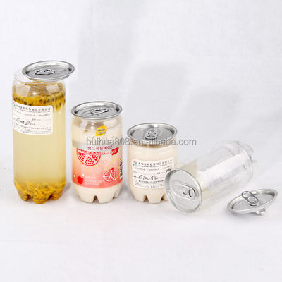 Food Grade Clear Plastic Juice Jars Plastic Soda Can