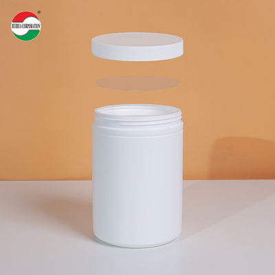 1750ML HDPE Bottle Screw Lip Eco-Friendly Material Food Grade Body Printing Plastic Cylinder HMD1750-130