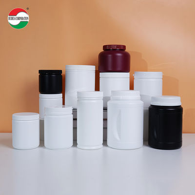 Customized Sizes Clear Plastic Cylinder HDPE Bottle With Screw Lid For Health Products Packaging Eco-Friendly And Food Grade Material