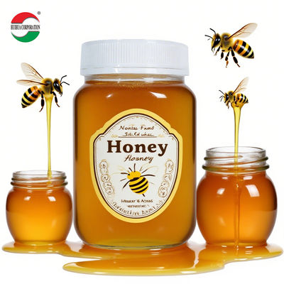Wholesale 250g 500g 1000g Plastic Square Round Clear Bottle PET Material Food Grade Honey Container with Screw Cap Honey Jars