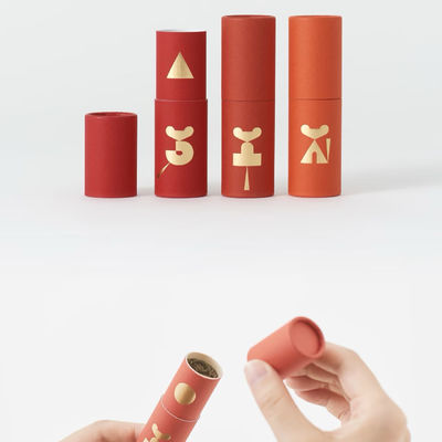 Custom Printed Push Up Twist Paper Tubes for Lipstick Deodorant