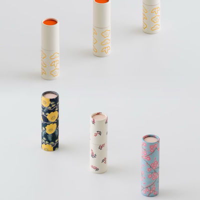 Custom Printed Push Up Twist Paper Tubes for Lipstick Deodorant