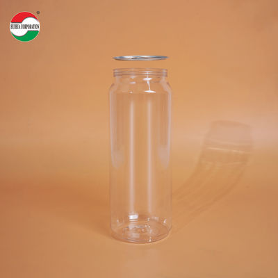 500ml Clear PET Beverage Can for Juice and Soft Drinks
