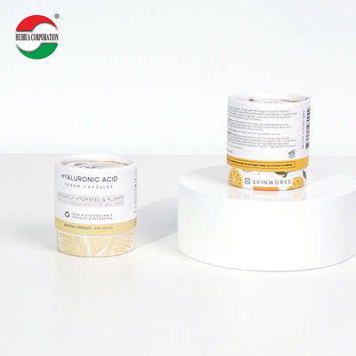 Eco Friendly Round Cardboard Powder Container Cookie Coffee Bean Food Paper Tube Tea Packaging