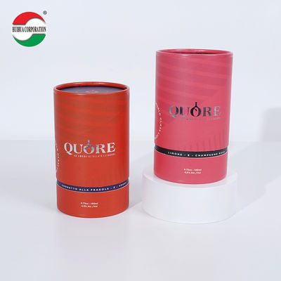 OEM Customized UV CMYK Gold Stamping Printing Paper Tube with EVA Foam Paper Can Packaging for Essential Oil Bottle
