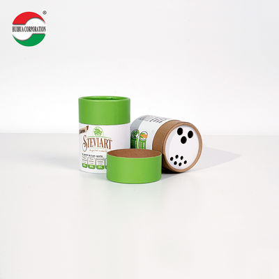 Custom Printed Kraft Paper Tube with Foil Lining for Food Powder