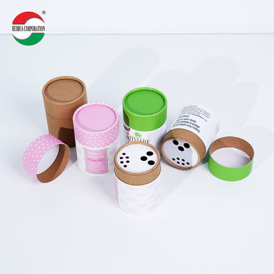Custom Printed Kraft Cardboard Tube for Loose Powder Packaging