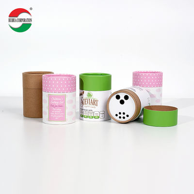 Custom Printed Kraft Cardboard Tube for Loose Powder Packaging