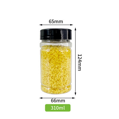 Wholesale Sample Provided Plastic Spice Jars Bottles Containers With Black Lid Perfect for Storing Spice and Powders