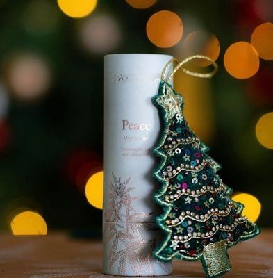 Luxury Custom Kraft White Cardboard Paper Tube Gift with Gold Foil Stamping for Cylinder Paper Box Container Christmas Gift Toy