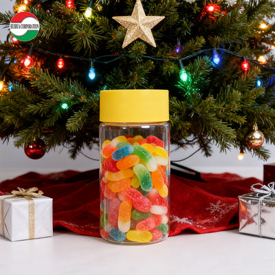 Food Grade PET Plastic Jars and Bottles with Lids High Quality Storage Containers for Candy Snacks Spices