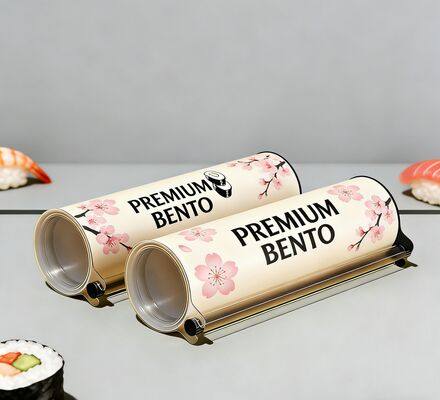 Hot Sale Sushi Push Pop Food-grade Customized Push up Tube for Sushi Rice and Vegetable Rolls Packaging
