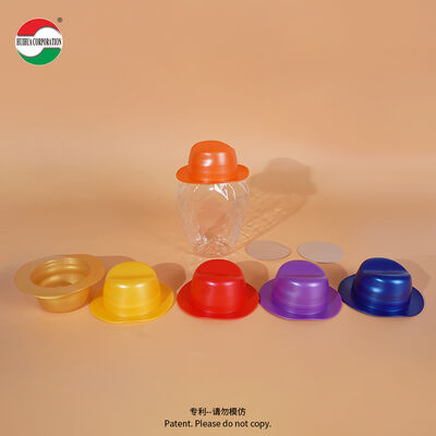 Cap Shape Style Color Custom PET Bottle Plastic Seal Smooth Screw Beverage Juice Milk Bottle Lid Cap Lids