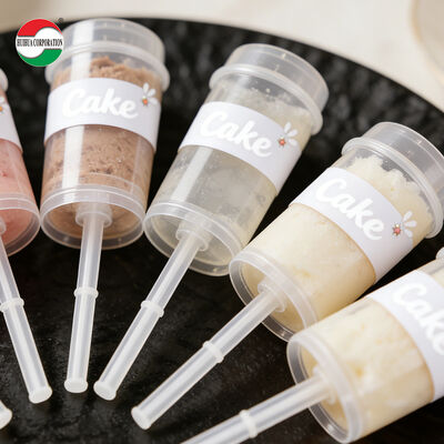Customize PP Push Up Pop Sushi Plastic Cup Packaging