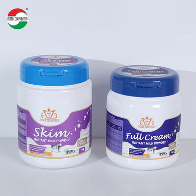 2600ML Food Grade Customized PET Jar Food Grade Vitamin Protein Milk Powder Container Spoon Shape
