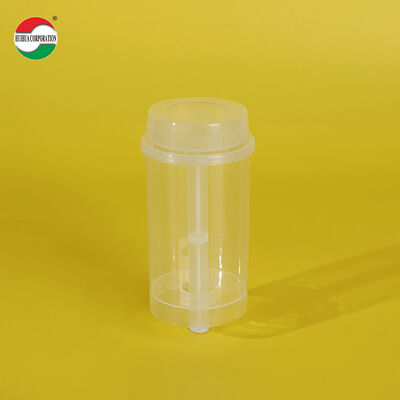 Food Grade Custom Push Pop Cake PET Tube Plastic Packaging Sushi Push Pop Container Cylinder Push Up Tube Packing