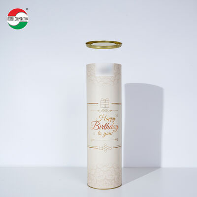 Loose Tea Airtight Easy to Tear off Collagen Protein Powder Cardboard Paper Can Spices Paper Composite Cans for Food