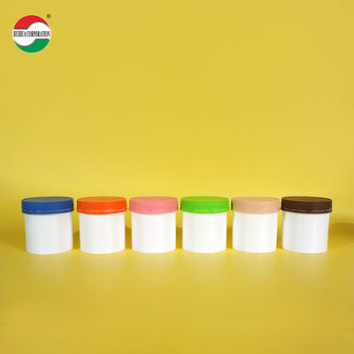 Food Grade HDPE Plastic Bottle Recyclable Supplement Containers Custom Logo Print For Vitamin Tablets Capsules Packaging