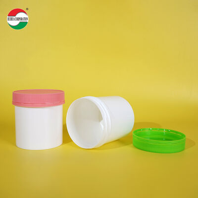 Food Grade HDPE Plastic Bottle Recyclable Supplement Containers Custom Logo Print For Vitamin Tablets Capsules Packaging