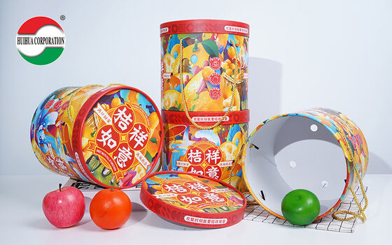 Customized Size Kraft Paper Tube Packaging for Fruits - Biodegradable and Sustainable