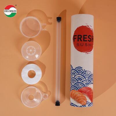New Design Eco-Friendly Custom Printed Food Grade Pop Push Sushi Paper Tube Recycled Materials