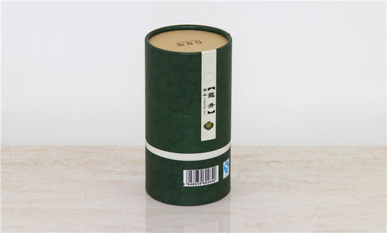Food Grade Paper Tube Chocolate Packaging , Embossing Printing round canister