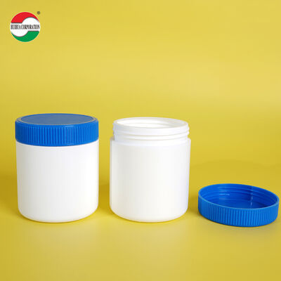 Customized White Food Grade HDPE Plastic Jar With Screw Cap for Protein Powder Supplement