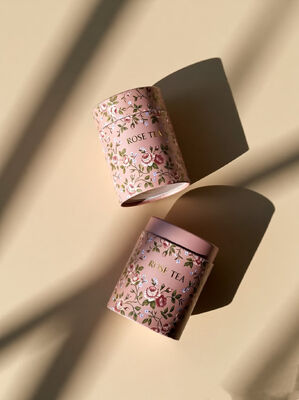 Custom Logo Food Grade Round Kraft Paper Tube Gift Boxes Cylindrical Paper Cans for Matcha Tool Set Tea Storage