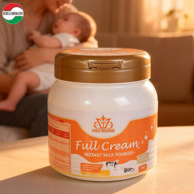 Food Grade Plastic Milk Powder Jar With Flip Lid Airtight Empty Baby Formula Storage Jar