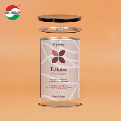 Wholesale Clear PET Seasoning Can, Food Safe Spice Packaging with Aluminum Easy Open End, Custom Logo Available
