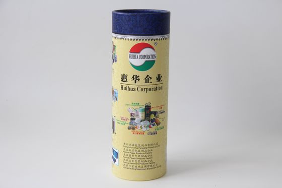 Cylinder Cardboard Paper Cans Packaging with Custom Logo Printing